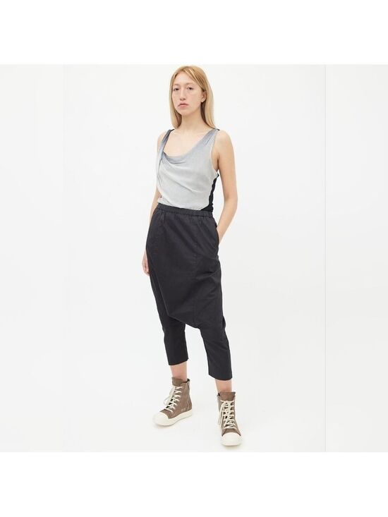 Comme des Garcons Pants - HP. Comme de Garcons X H&M  Black Drop Seat Slim Leg Capri